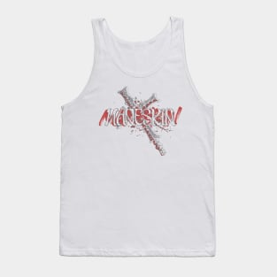 Måneskin cross logo vintage inspired Tank Top